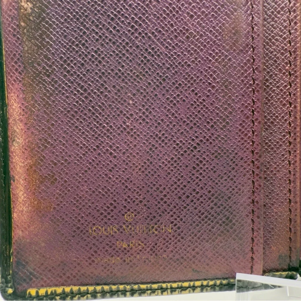 Louis Vuitton Black Epi Leather French Purse Wallet Gold | Women’s | Used |
